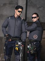 空调服男夏季户外运动钓鱼可充电带风扇的衣服工作服 - 图片 2