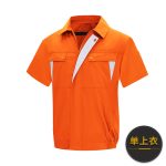 夏季短袖带风扇衣服降温工作服男款空调服工地劳保服充电制冷衣服 - 图片 18