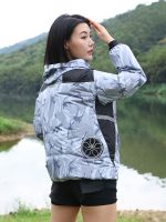 空调服钓鱼服带风扇的衣服夏季长短袖口可拆时尚款式KDY-02 - 图片 4
