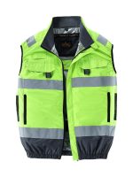 夏季空调服隔热涂层马甲带风扇的衣服风扇服可配电池风扇全套配件 - 图片 7