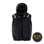 12V升压线方案空调服男夏季制冷降温带风扇充电工作服单上衣 - 图片 28