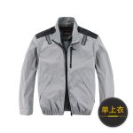 12V升压线方案空调服男夏季制冷降温带风扇充电工作服单上衣 - 图片 17