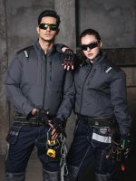 空调服男夏季户外运动钓鱼可充电带风扇的衣服工作服 - 图片 5