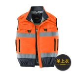 12V升压线方案空调服男夏季制冷降温带风扇充电工作服单上衣 - 图片 40
