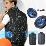 夏季清凉工装空调服带风扇建筑汽修工作服防晒反光条