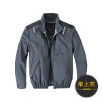 12V升压线方案空调服男夏季制冷降温带风扇充电工作服单上衣 - 图片 26