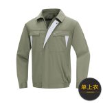 夏季长袖空调服降温带户外风扇的衣服充电制冷防晒工作服男 - 图片 9