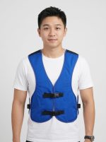 夏季户外防护服降温背心pcm相变冷感马甲冰凉透气恒温马甲 - 图片 2