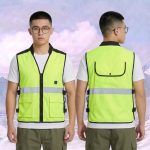 冷衣夏季防暑降温户外工作服荧光反光水循环服
